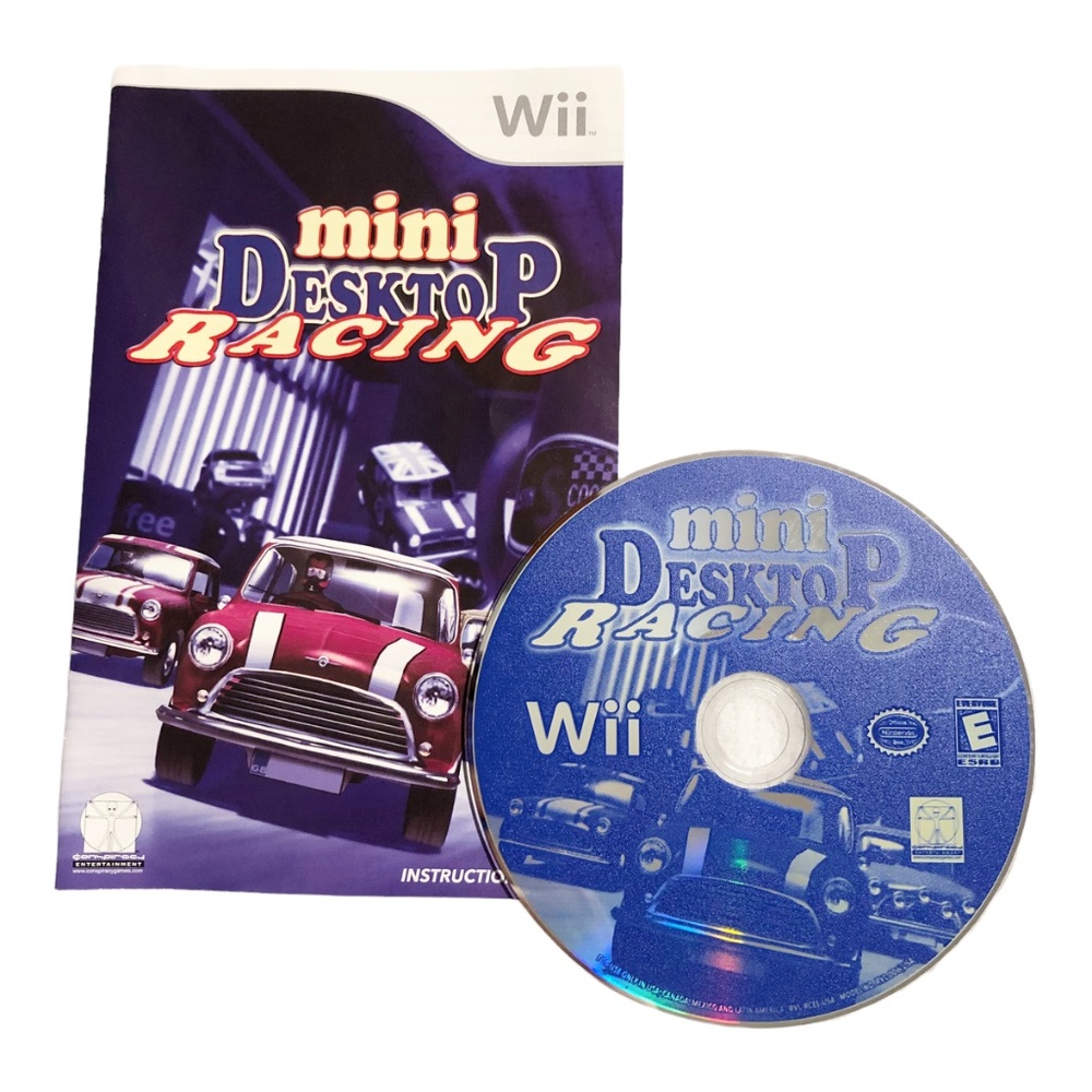 Mini Desktop Racing Wii Nintendo Video Game - Picture 2 of 5